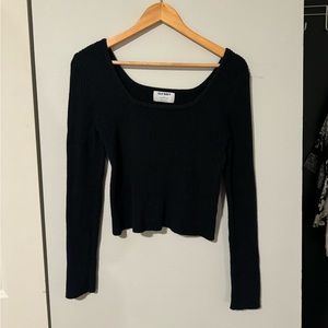 Old Navy Square Neck Ribbed Sweater